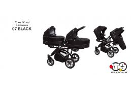 BABY ACTIVE Twinni Premium 07 black/black 2021 bez autosedačky