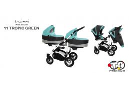 BABY ACTIVE Twinni Premium 11 tropic green/white 2021 bez autosedačky