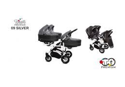 BABY ACTIVE Trippy Premium 09 silver/white 2021 bez autosedačky