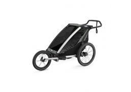 THULE Chariot Lite 1 + bike set + kočíkový set + bežecký set agave 2022