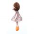 BABYONO Plyšová bábika Lena - oranžová