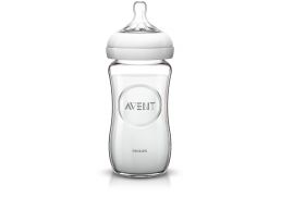 AVENT Fľaša Natural SKLO 240 ml bez BPA