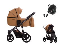 BEBETTO Pascal Premium Dark + Cybex Aton B2 i-Size