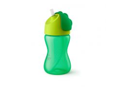 AVENT Hrnček Bendy s ohybnou slamkou 300 ml, zelený