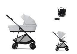 CYBEX Melio Carbon + Cot Travel Set B2 i-Size