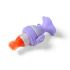 BABYONO Silikónový cumlík na kŕmenie Flower violet 6m+