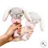 BABYONO Hračka pískacia Bunny Sunday, 3m+