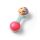 BABYONO Hrkálka s hryzadlom Ball, 3m+