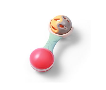 BABYONO Hrkálka s hryzadlom Ball, 3m+