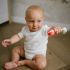 BABYONO Hrkálka s hryzadlom Ball, 3m+