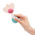 BABYONO Hrkálka s hryzadlom Heart, 3m+