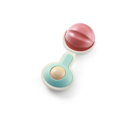 BABYONO Hrkálka s hryzadlom Barbell, 0m+