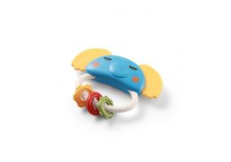 BABYONO Hrkálka s hryzadlom Elephant, 0m+