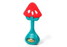 BABYONO Edukačné hryzadlo s hrkálkou Tasty Watermelon