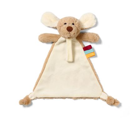 BABYONO Maznáčik úchytom na cumlík psík Willy, 0m+
