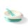BABYONO Miska s prísavkou a lyžičkou mint 230 ml, 6m+