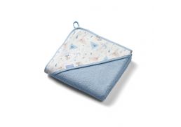 BABYONO Osuška froté s kapucňou 100x100 cm