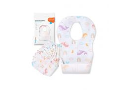 BABYONO Jendnorázové podbradníky 10ks,  6 mes.+