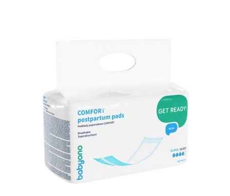 BABYONO Popôrodné vložky Comfort, 10 ks