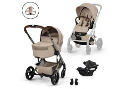 CYBEX Balios S Lux 3.0 + Fold Cot Travel Set Aton B2 i-Size