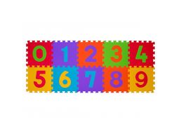 BABYONO Puzzle na podlahu 10 kusov - číslice