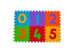 BABYONO Puzzle na podlahu 6 kusov - číslice