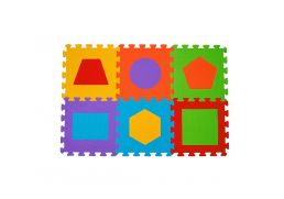 BABYONO Puzzle na podlahu 6 kusov - tvary