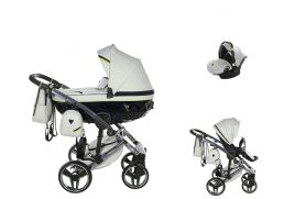 JUNAMA Sport 01 light grey/lime 2022 3v1 + Babyschild