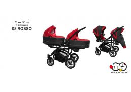 BABY ACTIVE Twinni Premium 08 rosso/black 2021 bez autosedačky