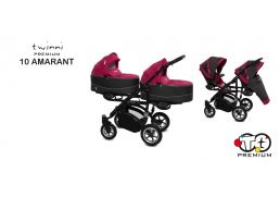 BABY ACTIVE Twinni Premium 10 amarant/black 2021 bez autosedačky