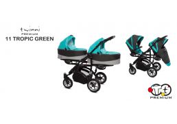 BABY ACTIVE Twinni Premium 11 tropic green/black 2021 bez autosedačky