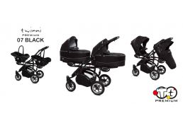 BABY ACTIVE Twinni Premium 07 black/black 2021 s autosedačkou