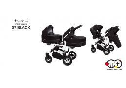 BABY ACTIVE Twinni Premium 07 black/white 2021 bez autosedačky