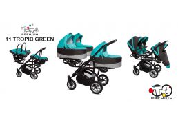 BABY ACTIVE Trippy Premium 11 tropic green/black 2021 s autosedačkou