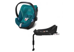 CYBEX Aton 5 + Base 2-FIX river blue 2022