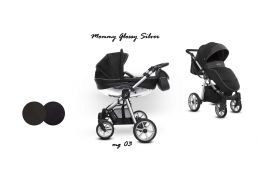 BABY ACTIVE Mommy Glossy Black 03 silver 2021 2v1