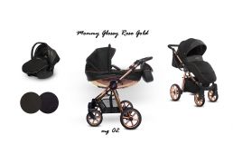 BABY ACTIVE Mommy Glossy Black 02 rose gold 2021 3v1