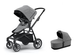 THULE Sleek Set grey melange on black 2023