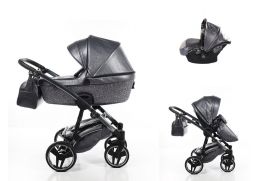 JUNAMA Termo Glitter 02 grey 2020 3v1 + Babyschild