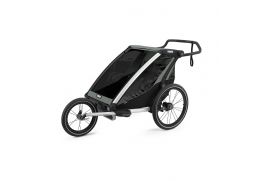 THULE Chariot Lite 2 + bike set + kočíkový set + bežecký set agave 2022