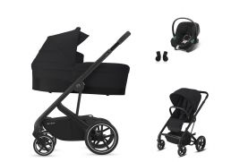 CYBEX Balios S Lux akciový set + Aton B2 i-Size deep black 2022