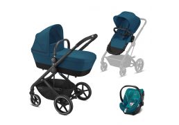 CYBEX Balios S 2v1 river blue 2022 + Aton 5