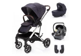 ZOPA Quest + vanička + autosedačka X1 Plus i-Size Travel Set midnight navy/silver 2025