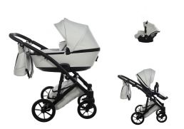 JUNAMA Space Eco 01 light grey 2022 3v1 + Babyschild
