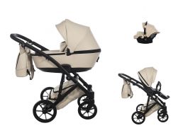 JUNAMA Space Eco 02 beige 2022 3v1 + Babyschild