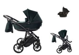 JUNAMA Space Velur 01 green 2022 3v1 + Babyschild