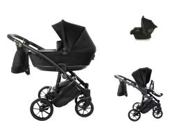 JUNAMA Space Velur 03 black 2022 3v1 + Babyschild