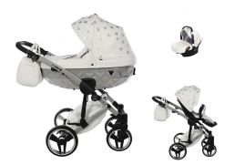 JUNAMA Glow V2 03 white/silver 2022 3v1 + Babyschild