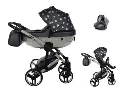 JUNAMA Glow V2 04 grey/silver 2022 3v1 + Babyschild