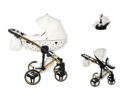 JUNAMA Exclusive 03 white/gold 2022 3v1 + Babyschild